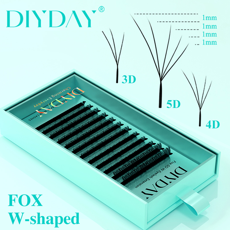 Eyelash Extension Volume Cat Eye - DIYDAY Ciglia Finte a Forma di