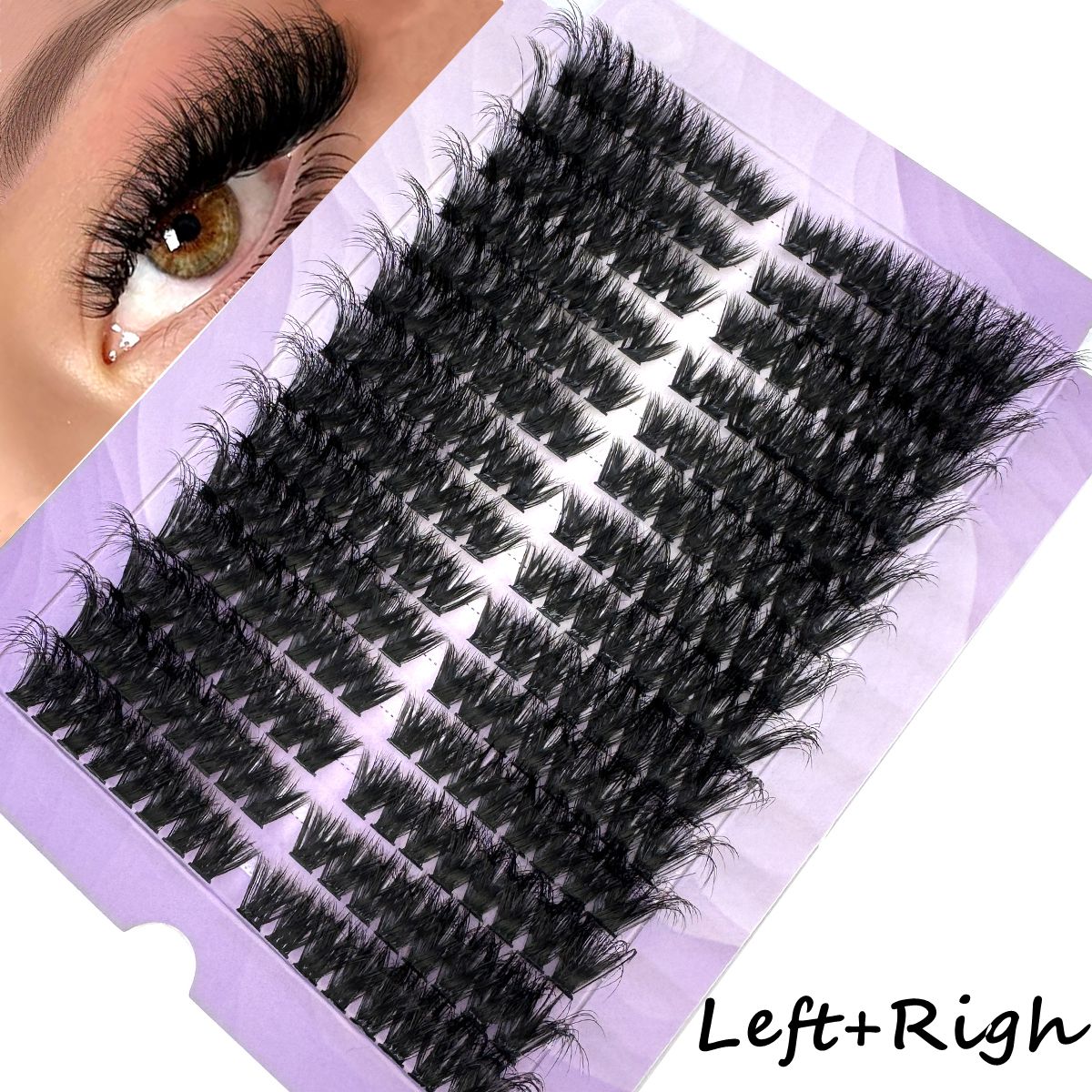 Eyelash Extension Volume Cat Eye - Extension ciglia a ciuffetti voluminosi 14Rows50D-100D,