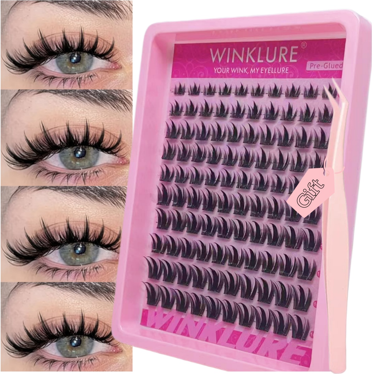 Eyelash Extension Uv Glue - WINKLURE Ciglia Finte Autoadesive Riutilizzabili Senza