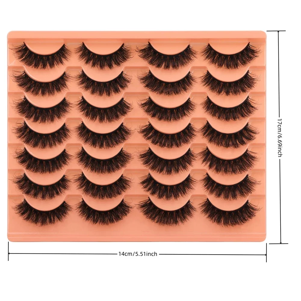14 Paia di Ciglia Finte Effett - Eyelash Extension Volume Cat Eye recensione e prezzo