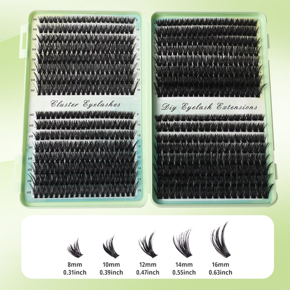 Kit Ciglia Finte a Ciuffetti F - Eyelash Extension Volume Cat Eye recensione e prezzo