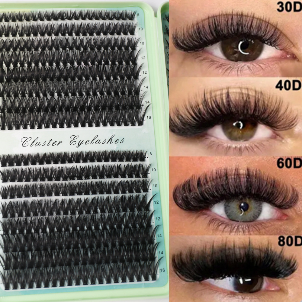 Kit Ciglia Finte a Ciuffetti F - Eyelash Extension Volume Cat Eye recensione e prezzo