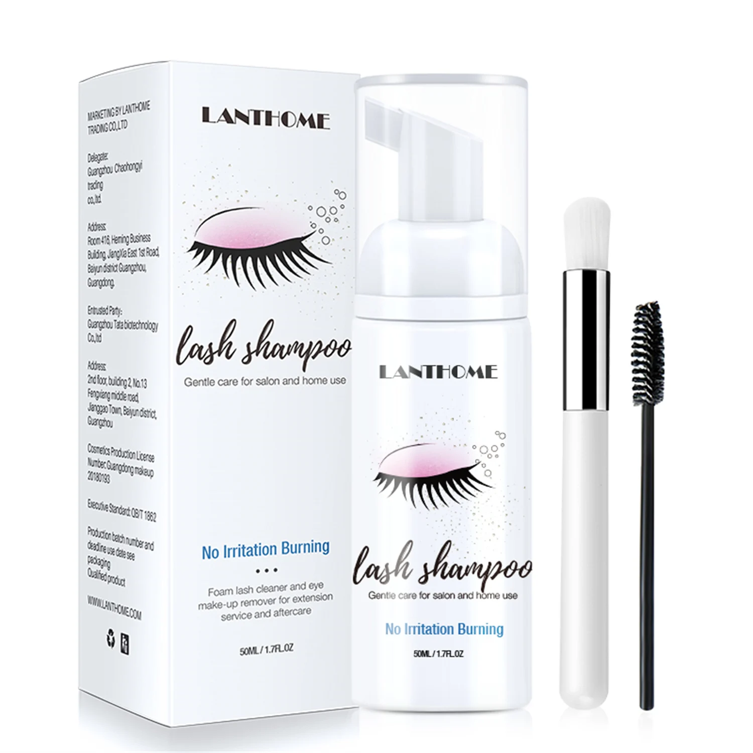 50ml Lanthome Estensione Delle - Eyelash Extension Wash Kit recensione e prezzo