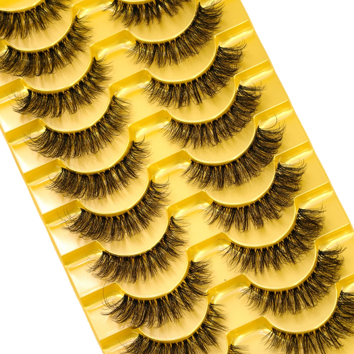 AMSDCN Ciglia Finte 7D Effetto - Eyelash Extension Volume Cat Eye recensione e prezzo