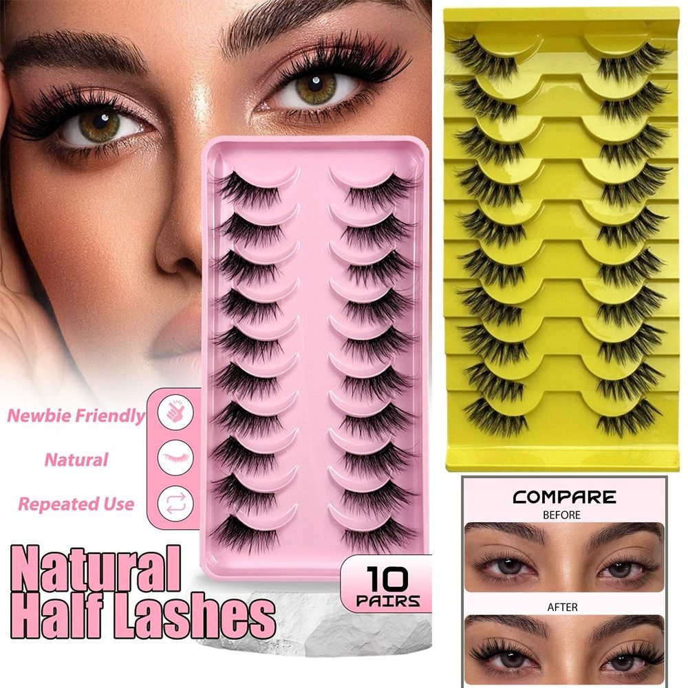 10 Paia di Ciglia Finte 3D Riu - Eyelash Extension Volume Cat Eye recensione e prezzo
