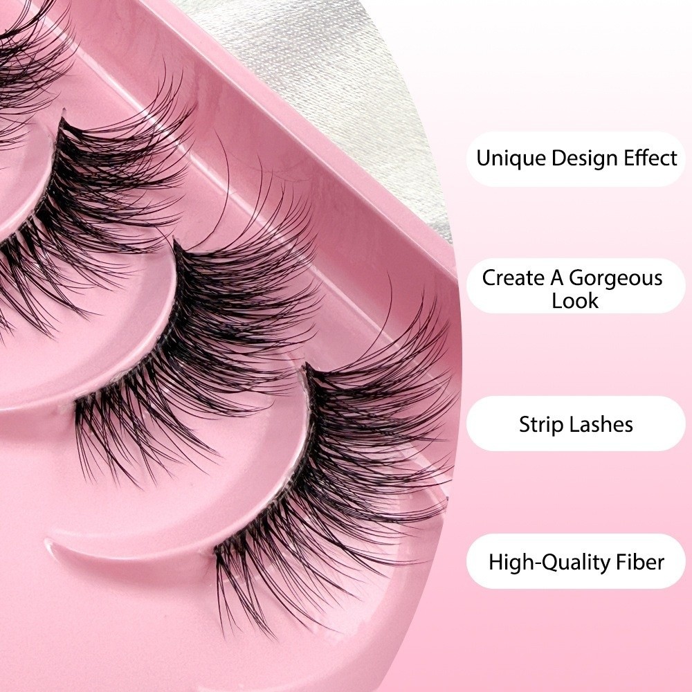 10 Paia di Ciglia Finte 3D Riu - Eyelash Extension Volume Cat Eye recensione e prezzo