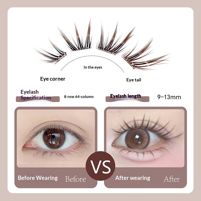 Ciglia Finte Adesive Marrone S - Eyelash Extension Uv Glue recensione e prezzo