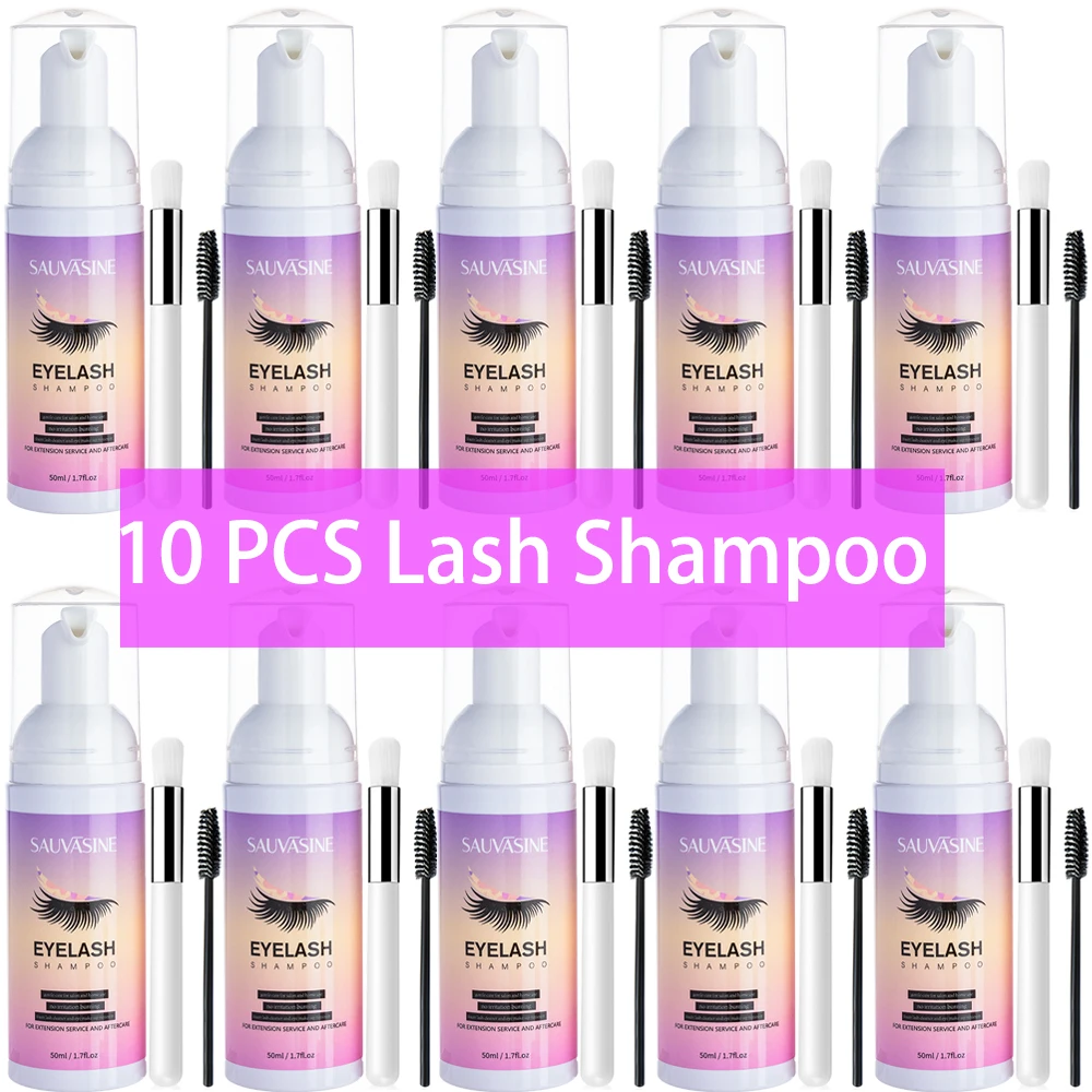 5/10PCS 50ML Estensione Delle  - Eyelash Extension Wash Kit recensione e prezzo
