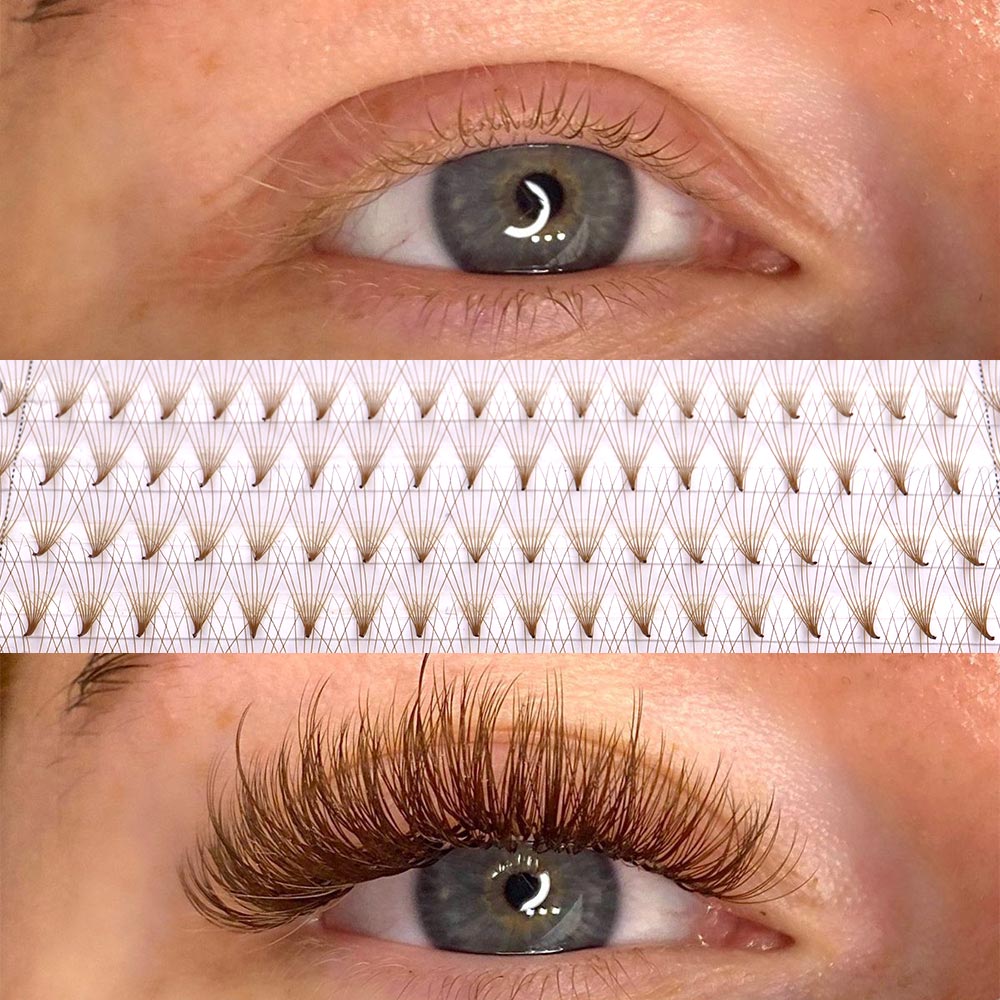 320 Ventagli Premade Colorati  - Eyelash Extension Remover At Home recensione e prezzo