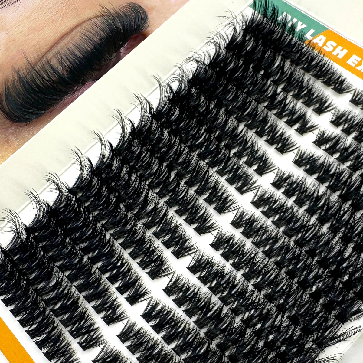 AMSDCN 80D Ciglia a Ciuffetti  - Eyelash Extension Volume Cat Eye recensione e prezzo