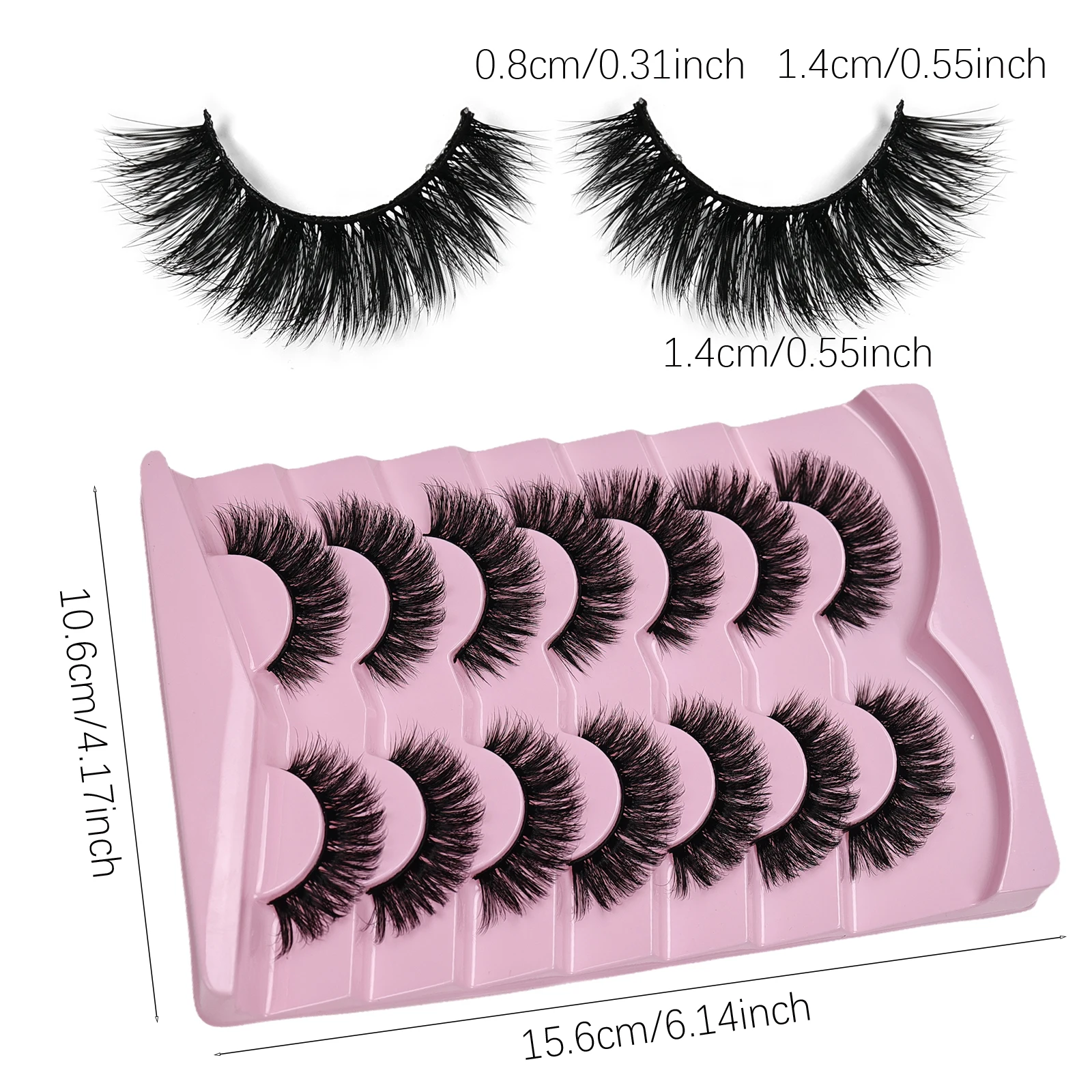 7 paia di ciglia Cat Eye Volum - Eyelash Extension Volume Cat Eye recensione e prezzo