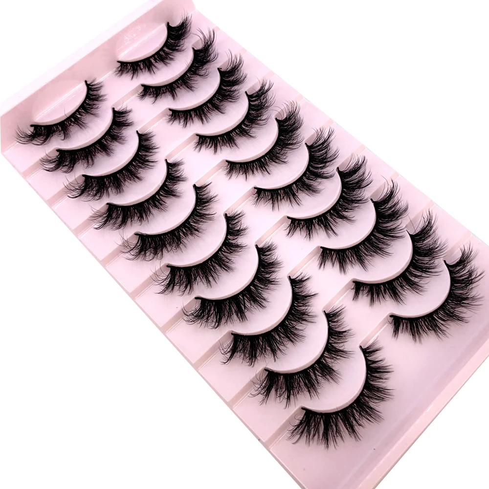 AMSDCN 9 Paia di Ciglia Finte  - Eyelash Extension Volume Cat Eye recensione e prezzo