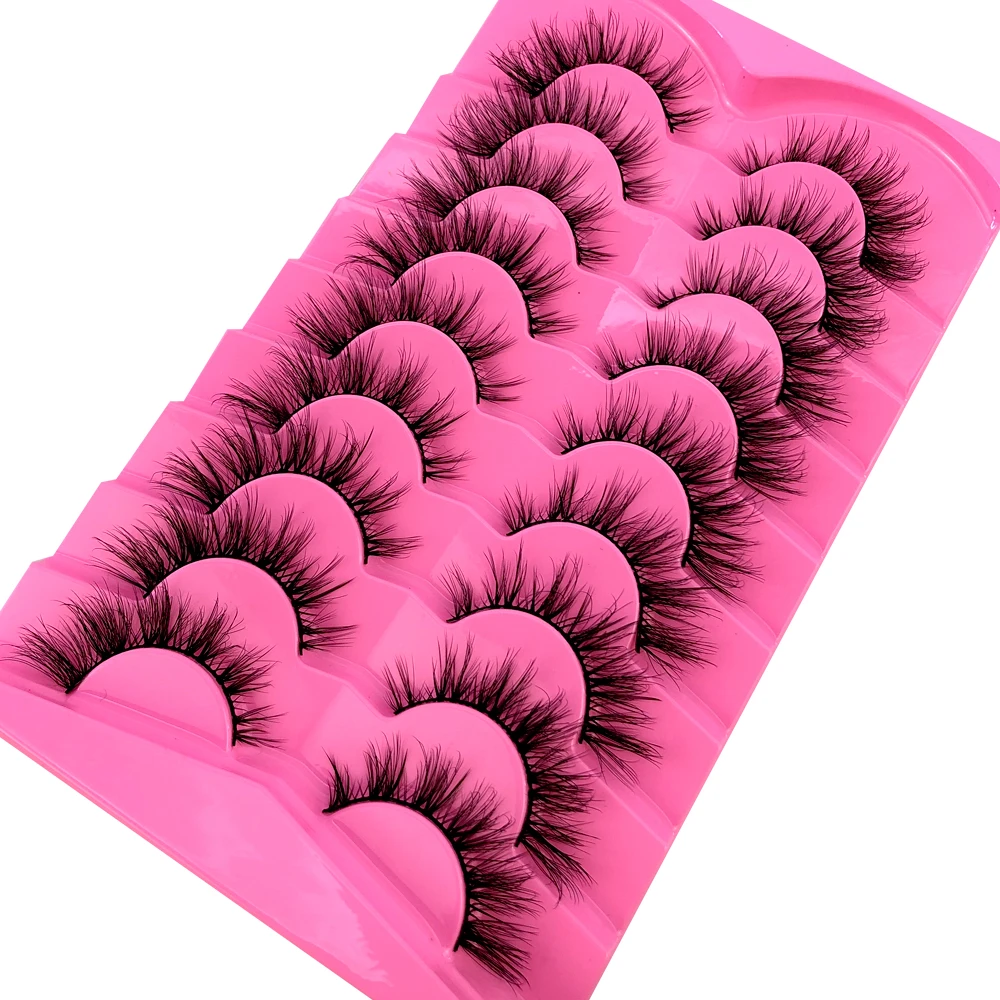 AMSDCN 9 Paia di Ciglia Finte  - Eyelash Extension Volume Cat Eye recensione e prezzo