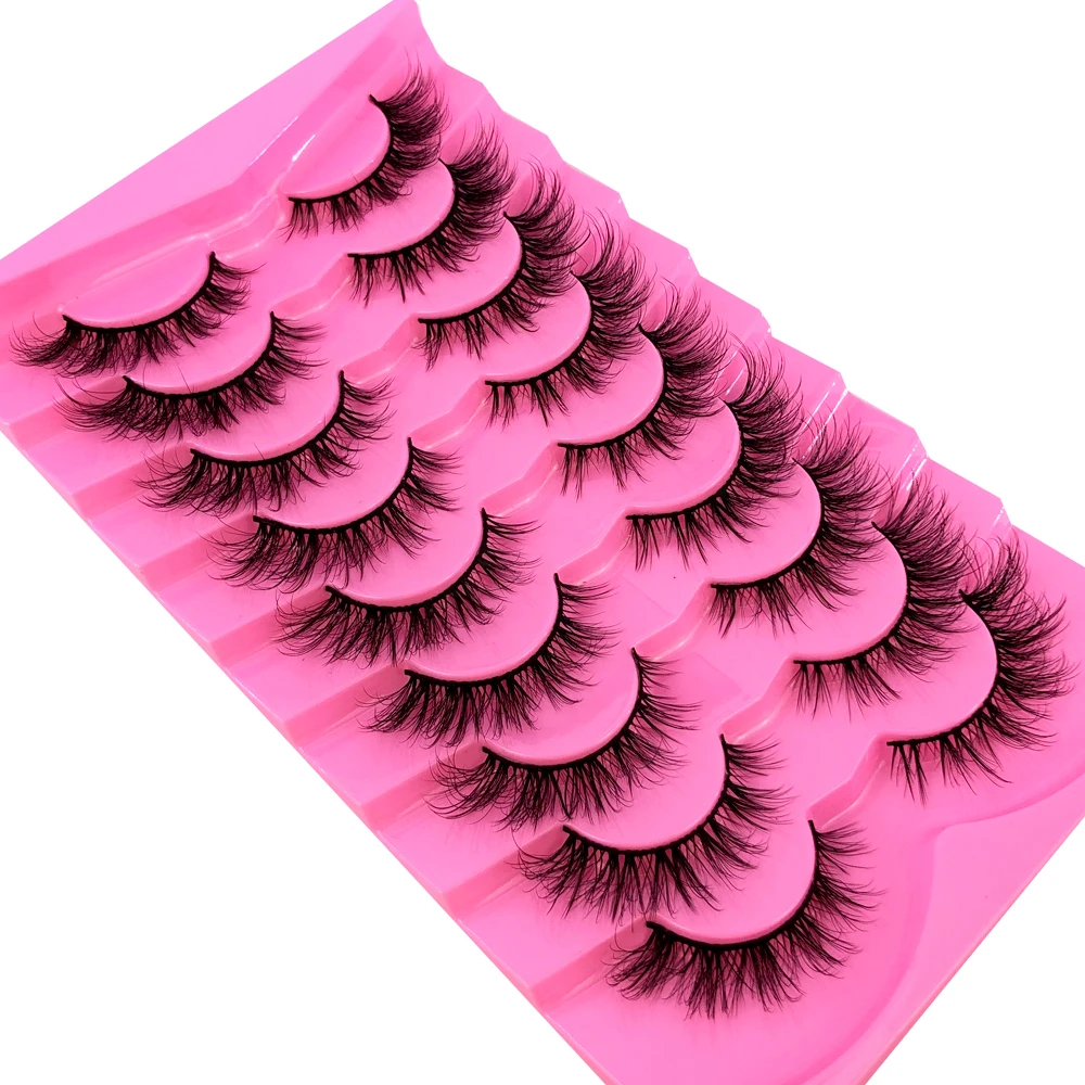 AMSDCN 9 Paia di Ciglia Finte  - Eyelash Extension Volume Cat Eye recensione e prezzo