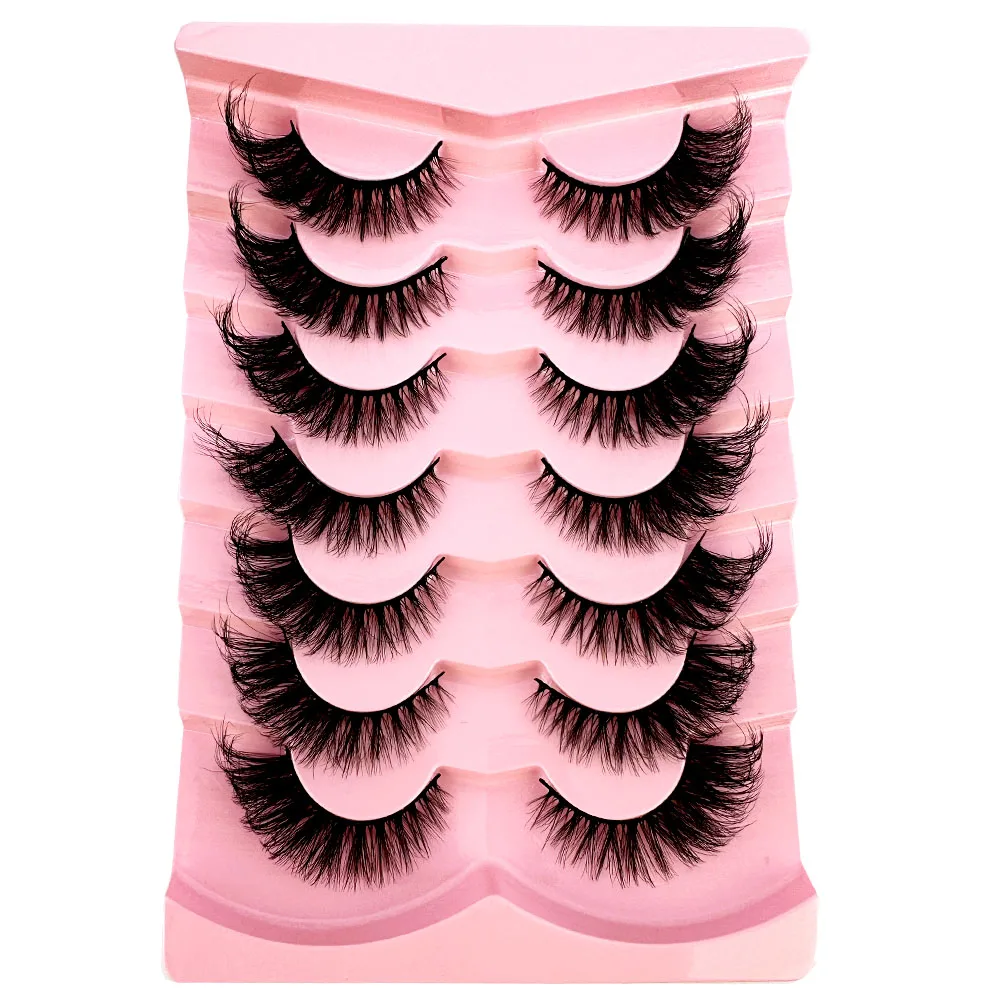 7 paia di ciglia finte effetto - Eyelash Extension Volume Cat Eye recensione e prezzo